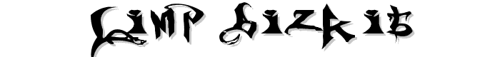 Limp Bizkit font